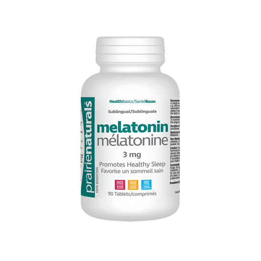 Prairie Naturals Melatonin Sublingual 3mg 90 tabs