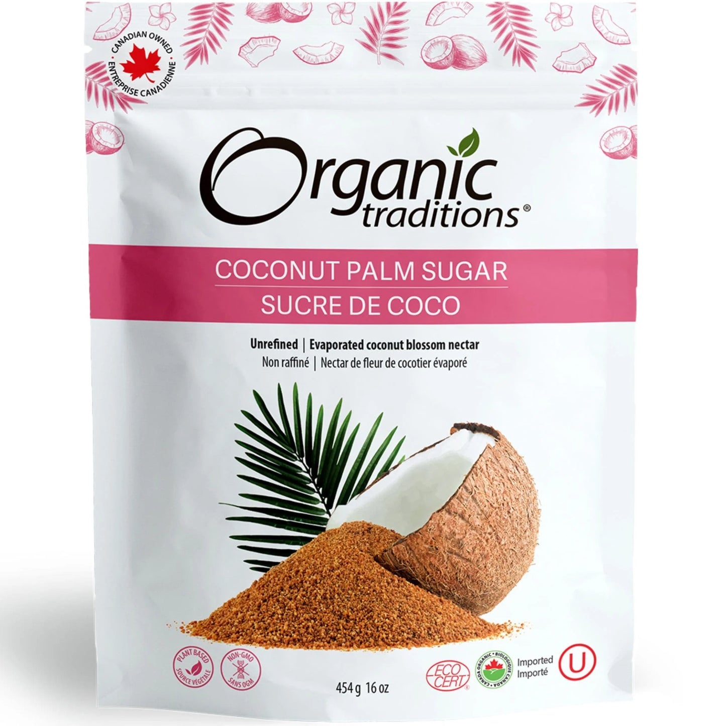 Organic Traditions Coconut Palm Sugar 227 g