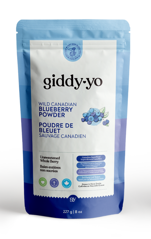 Giddy Yo Wild Blueberry Powder 227g