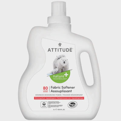 Attitude Fabric Softener Fragrance Free 2L