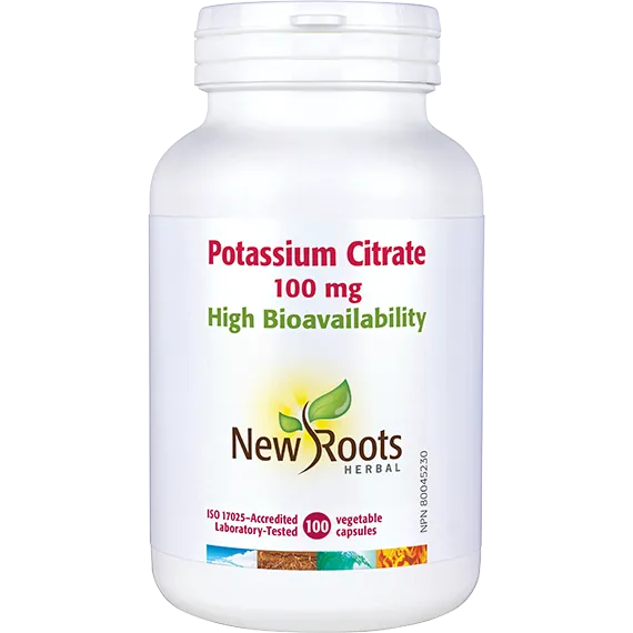 New Roots Potassium Citrate 100 mg