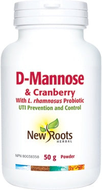 New Roots D-Mannose and Cranberry 50g