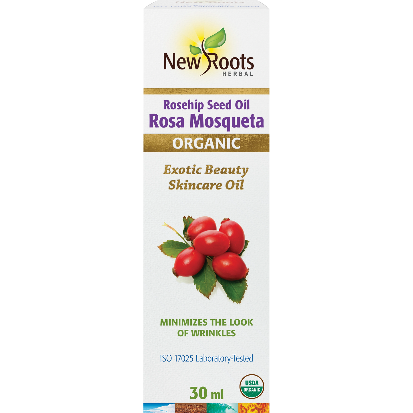 New Roots Rosehip Seed Oil Rosa Mosqueta Organic 30ml