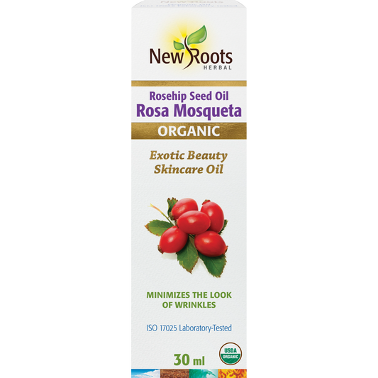 New Roots Rosehip Seed Oil Rosa Mosqueta Organic 30ml