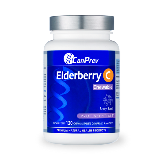 CanPrev Elderberry C 120 Chewable tabs
