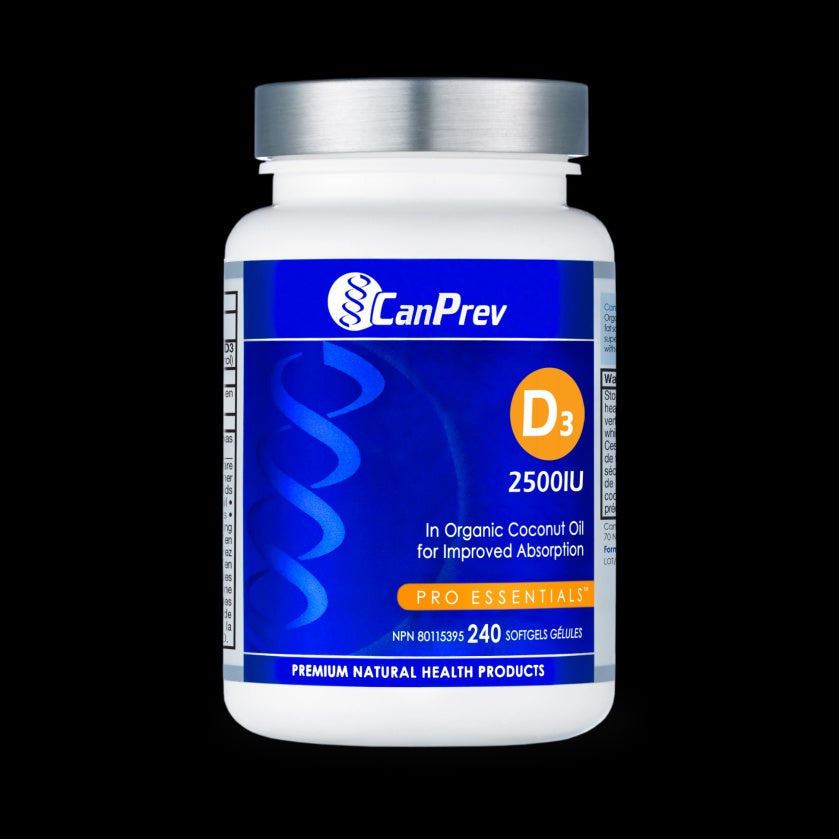 CanPrev Vitamin D3 2500 IU 240 softgels