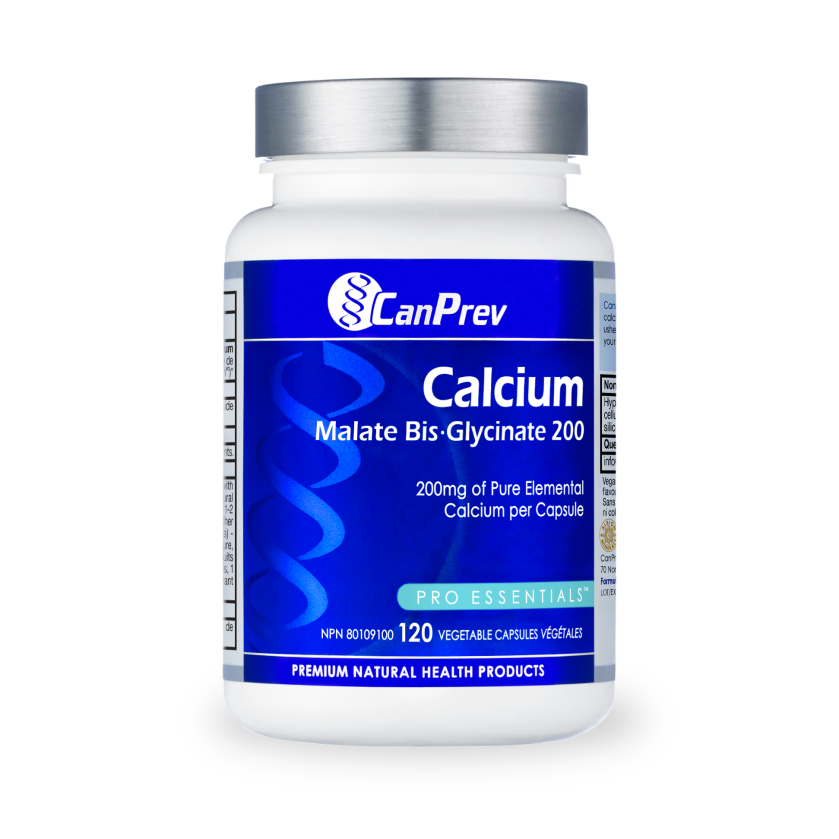 CanPrev Calcium Malate Bis-Glycinate 200 120 caps