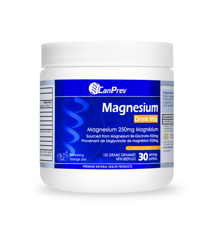CanPrev Magnesium Drink Mix Orange Zest 156g 30 servings