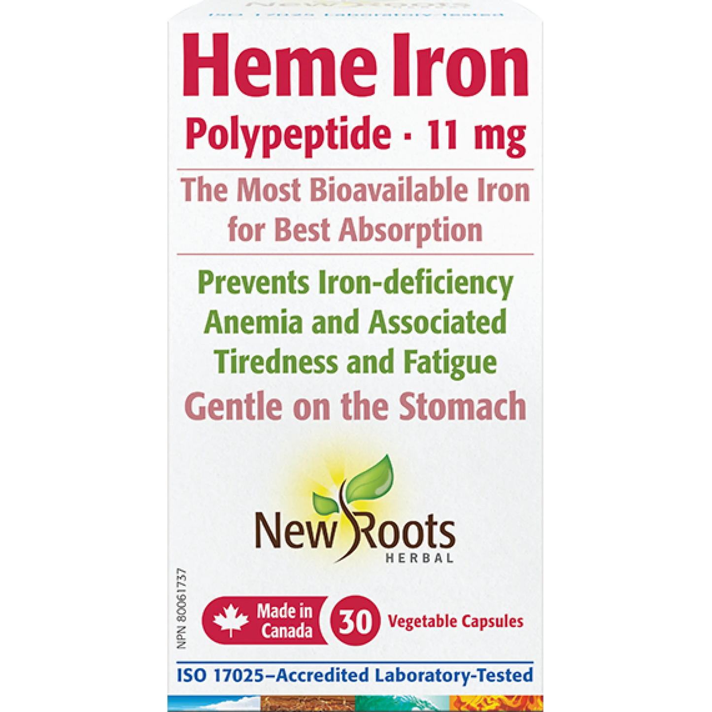 New Roots Heme Iron 30 caps