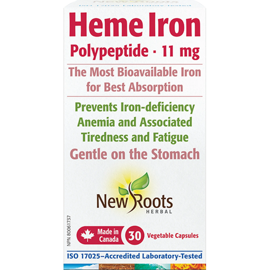 New Roots Heme Iron 30 caps