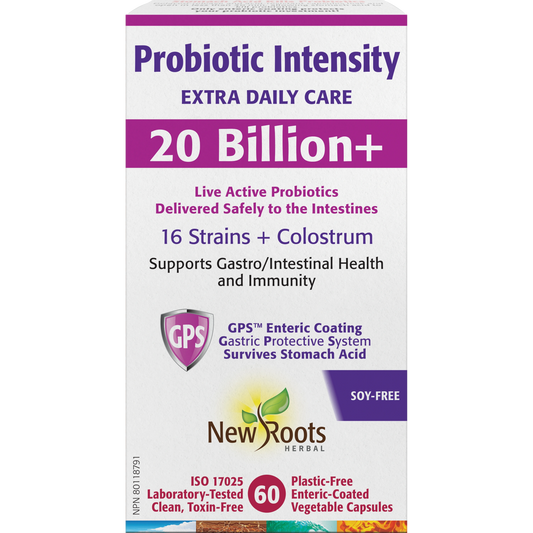 New Roots Probiotic Intensity 20 Billion +