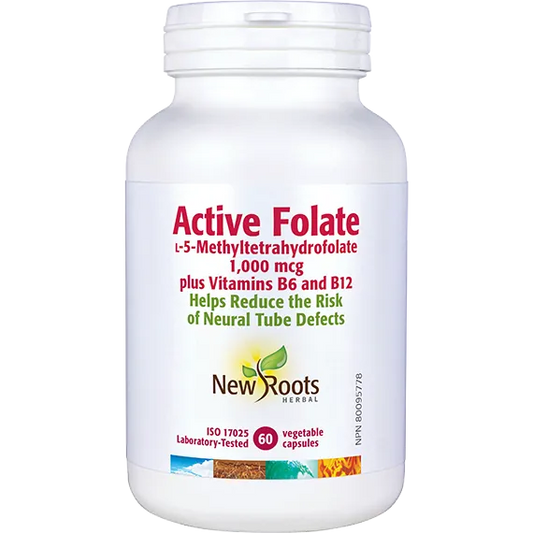 New Roots Active Folic Acid 60 Caps