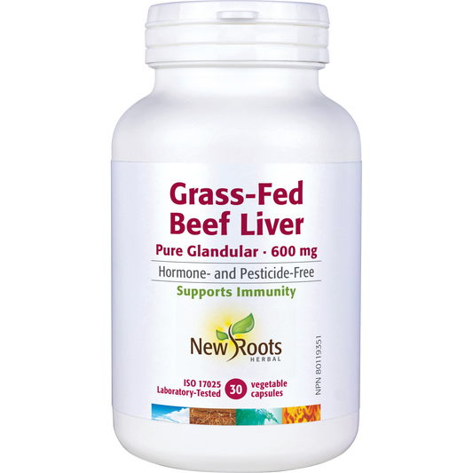New Roots Grass-Fed Beef Liver 30 Caps