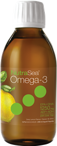 NutraSea Omega 3 Zesty Lemon 200ml