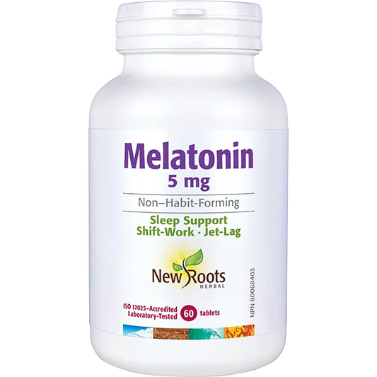 New Roots Melatonin 5 mg 60 Tablets