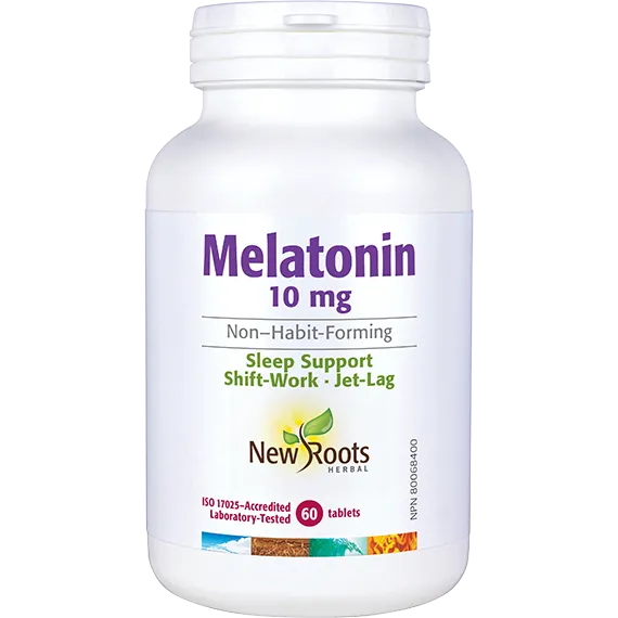 New Roots Melatonin 10 mg 60 Tablets