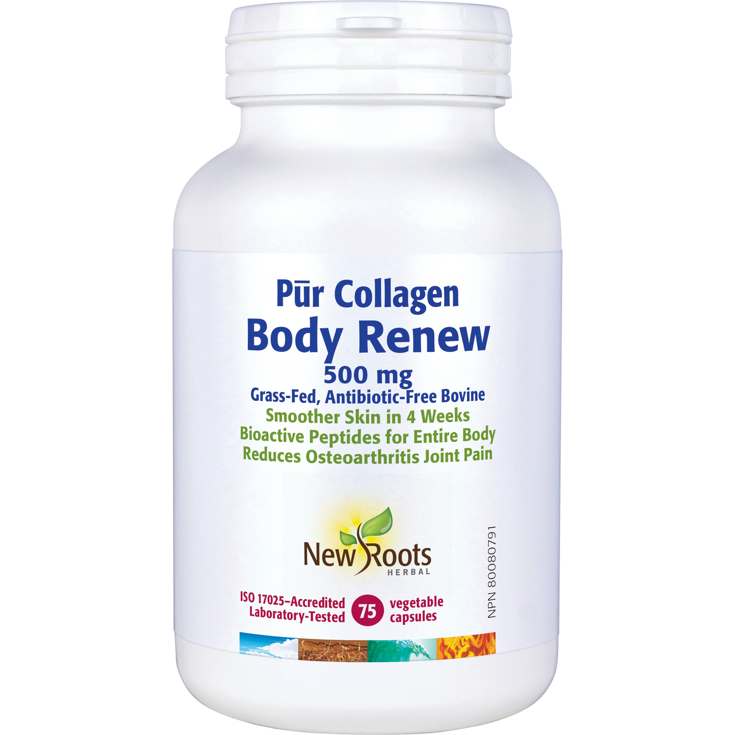 New Roots Pur Collagen Body Renew 500mg 75 caps