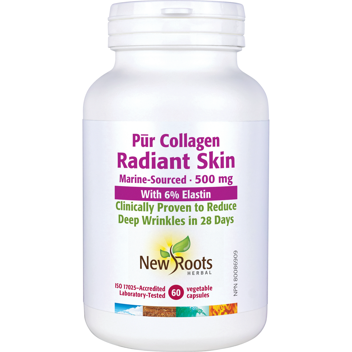 New Roots Pur Collagen Radiant Skin 60 caps