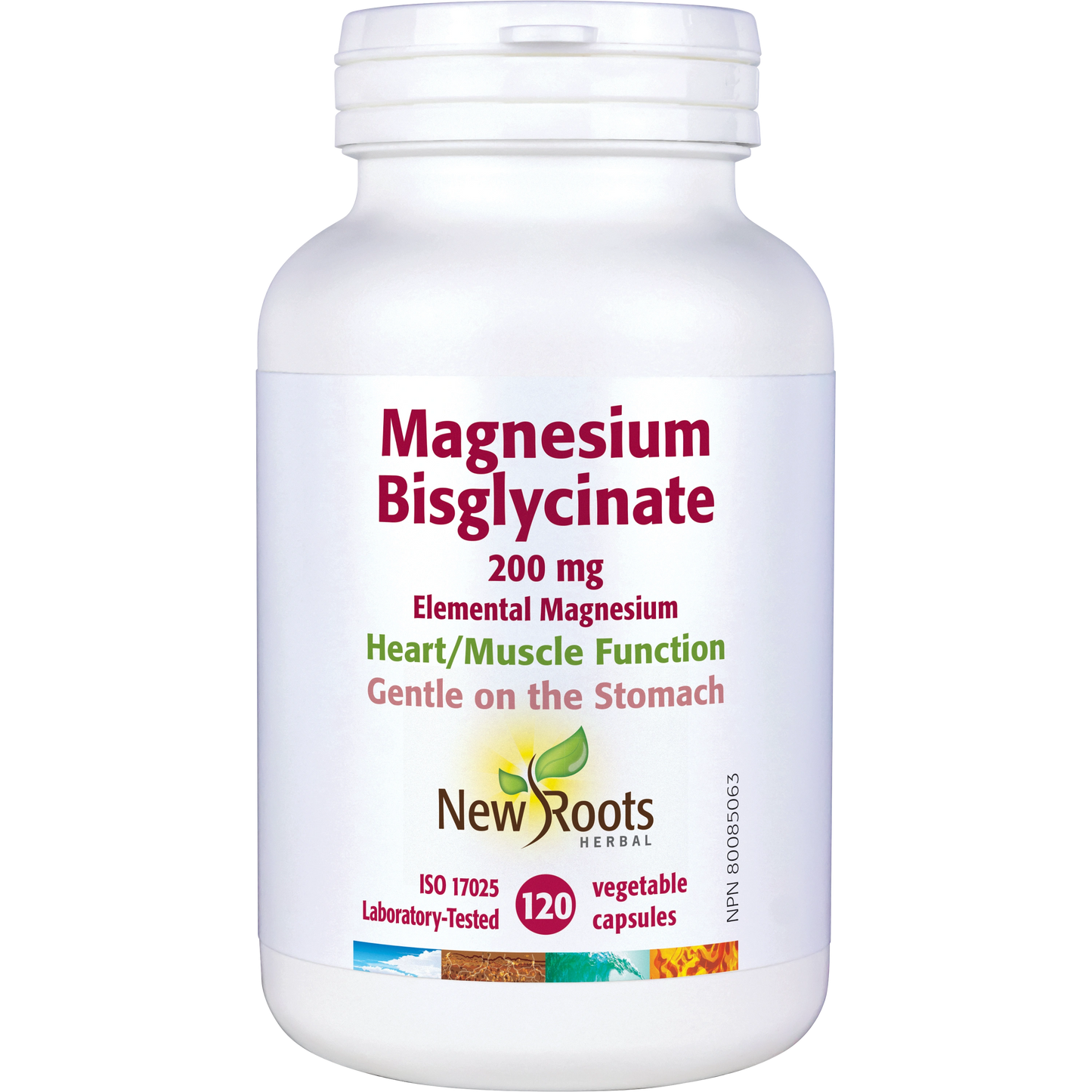 New Roots Magnesium Bis-glycinate 200mg 120 caps