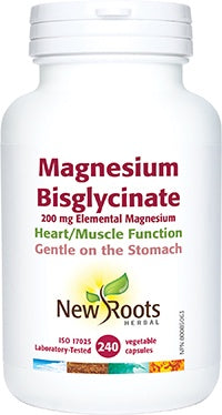 New Roots Magnesium Bis-glycinate 200mg 120 caps