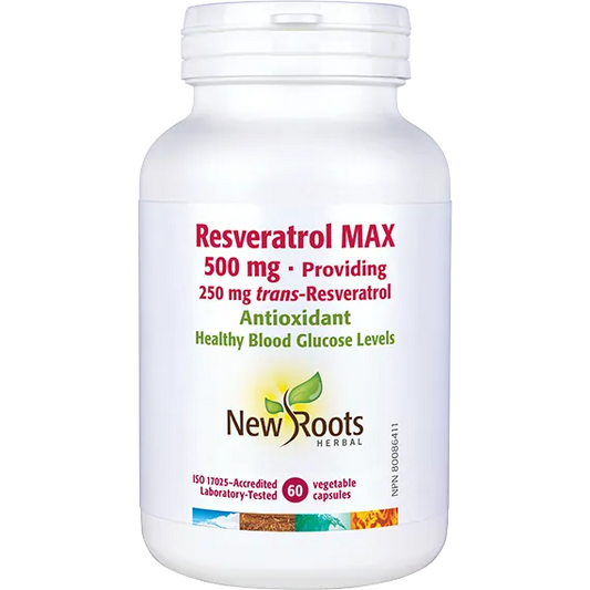New Roots Resveratrol MAX 60 Caps