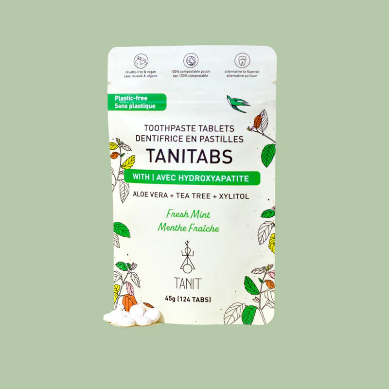 Tanit Tanitabs Toothpaste Tablets Fresh Mint