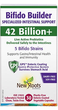 New Roots Probiotic Bifido Builder 42 Billion+ 30 caps