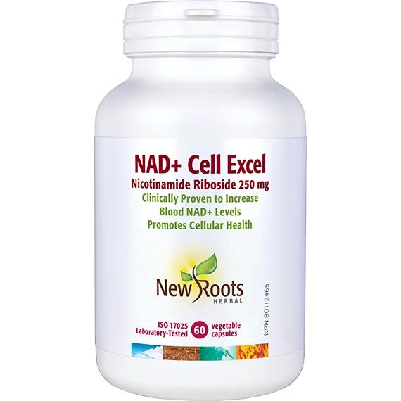New Roots NAD+ Cell Excel 60 caps