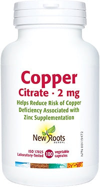 New Roots Copper Citrate 100 caps