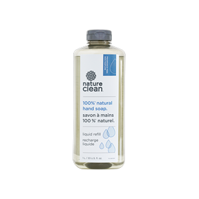 Nature Clean Hand Soap Unscented 1L Refill