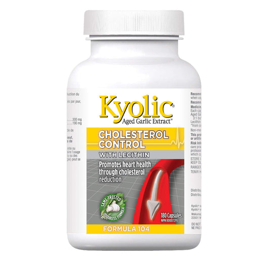 Kyolic Cholesterol Control Lecithin 180 caps
