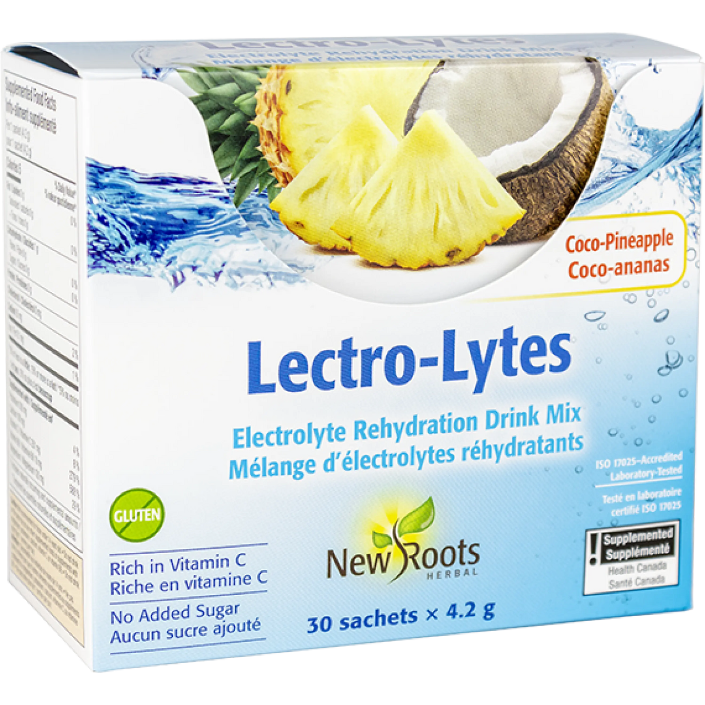 New Roots Lectro-Lytes Coco-Pineapple 4.2g 30 Sachets