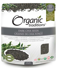 Organic Traditions Dark Chia Seeds