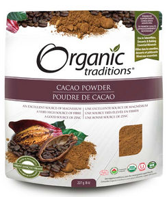 Organic Traditions Cacao Powder 227 g