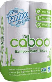 Caboo Toilet Paper Bamboo 12 Rolls