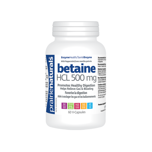 Prairie Naturals Betaine HCI 60 caps