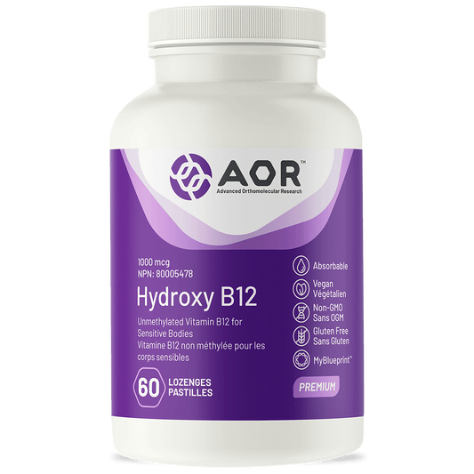 AOR Hydroxy B12 60 Lozenges