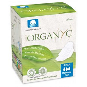 Organyc Pads Medium Individually Wrapped