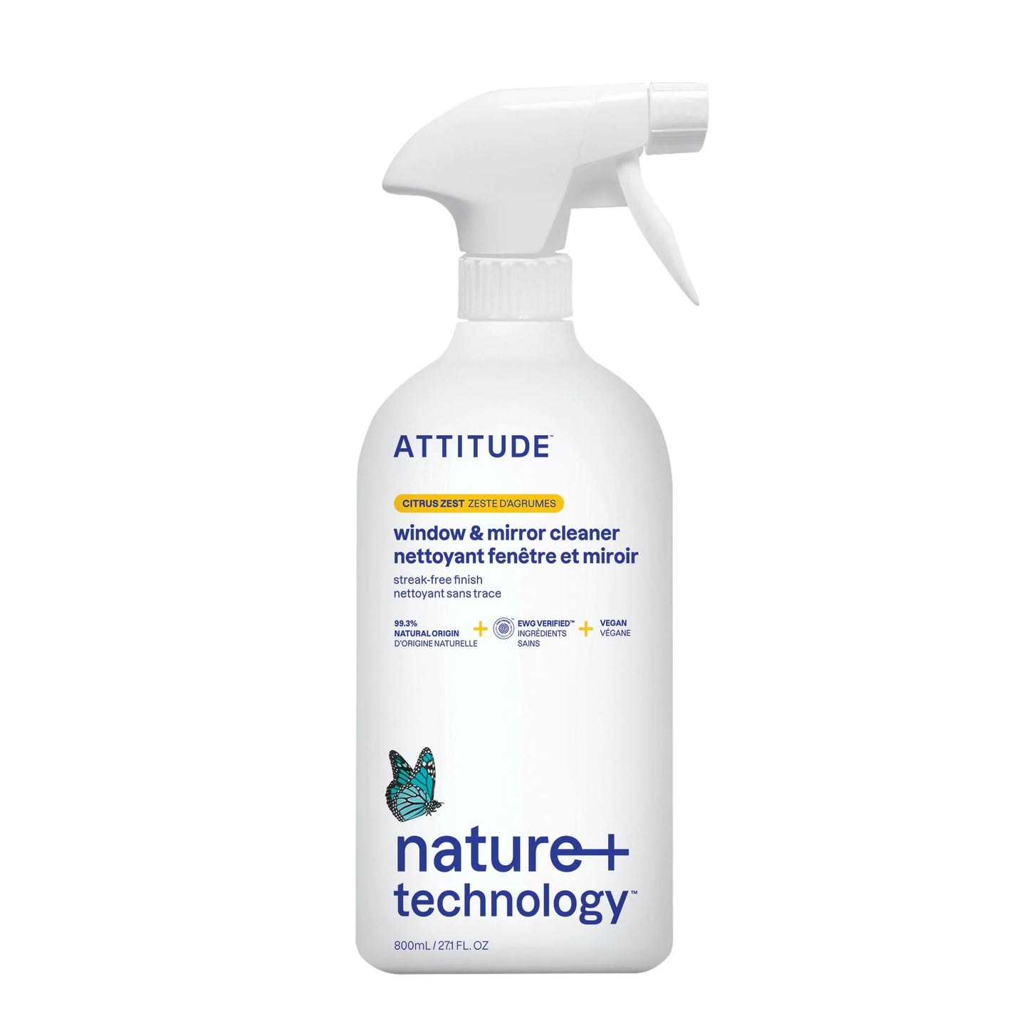 Attitude Window & Mirror Cleaner 800ml