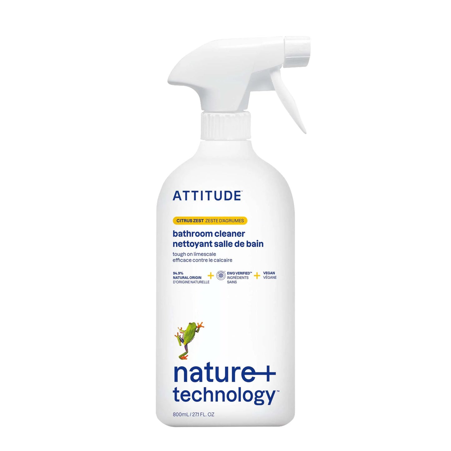 Attitude Bathroom Cleaner Citrus Zest 800ml