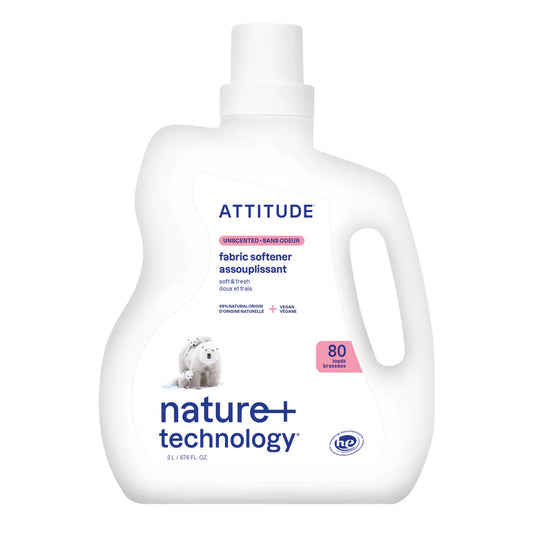 Attitude Fabric Softener Fragrance Free 2L