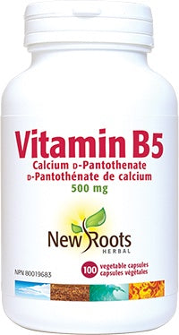 New Roots Vitamin B5 Pantothenic Acid 100 caps