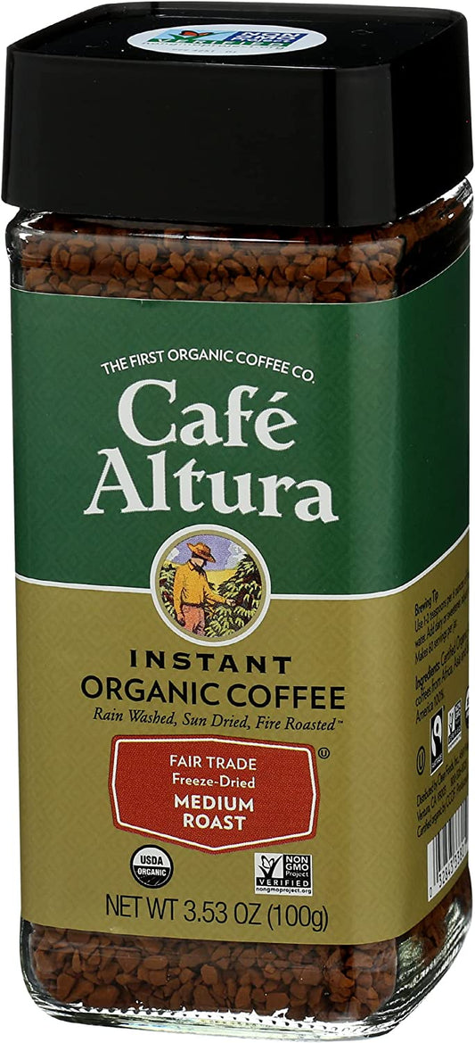 Cafe Altura Instant Coffee Medium Roast 100g