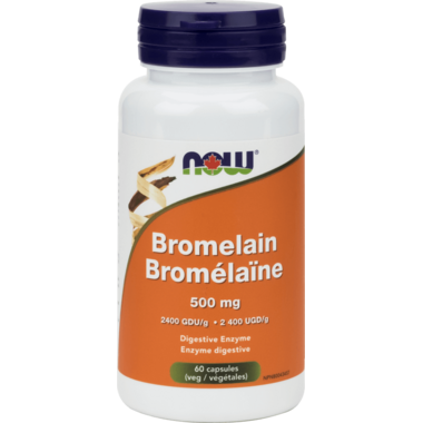 Now Bromelain 500 mg 60 caps