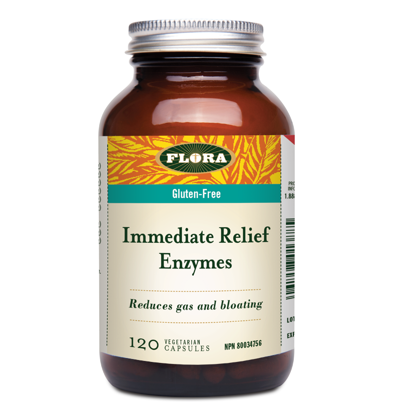 Flora Enzyme Immediate Relief 120 caps