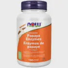 Now Papaya Enzymes 180 Chewable Lozenges