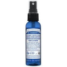 Dr Bronners Hand Sanitizer Peppermint