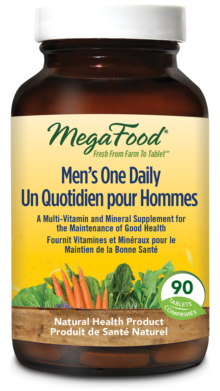 Mega Food Men's One Daily 72 tablets