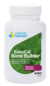 Platinum Naturals EasyCal Bone Builder 240 soft gels