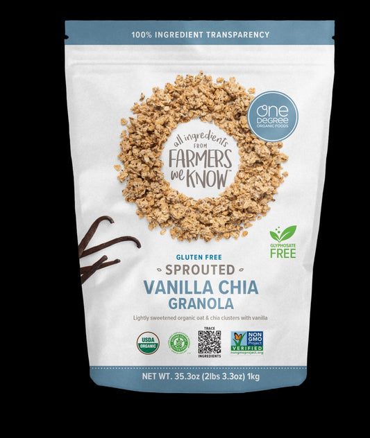 One Degree Sprouted Granola Vanilla Chia 312g